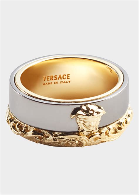 versace ring medusa.